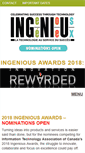 Mobile Screenshot of ingeniousawards.ca